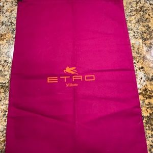 Authentic New Etro dust bag Medium